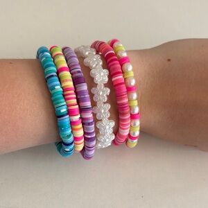 Colorful Beaded Bracelet Set